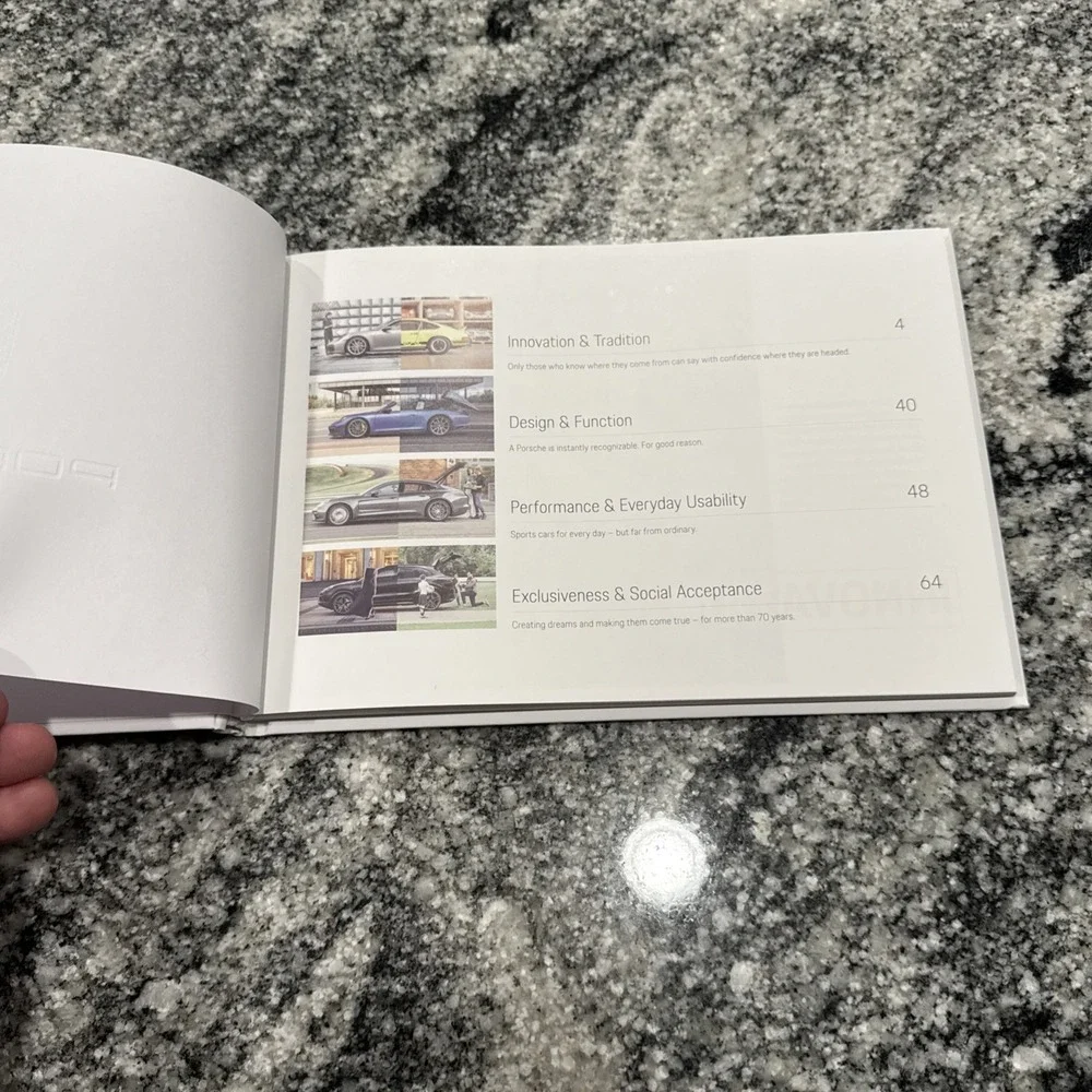 The Porsche Principle Book White Hardcover - 2019 -‎ Excellent Shape